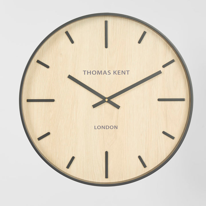 Thomas Kent Woodstock Wall Clock 50cm White/Oak