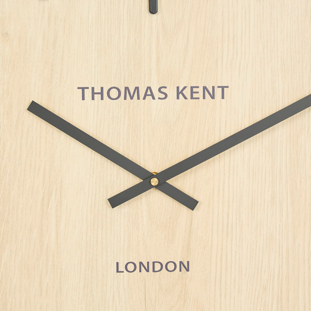 Thomas Kent Woodstock Wall Clock 50cm White/Oak