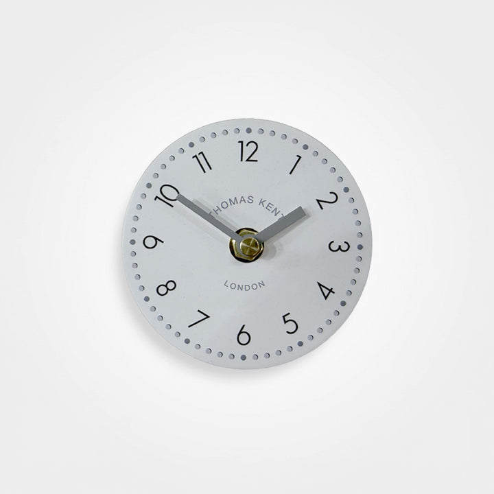 Thomas Kent Tumbler Mantel Clock 4" Smoke