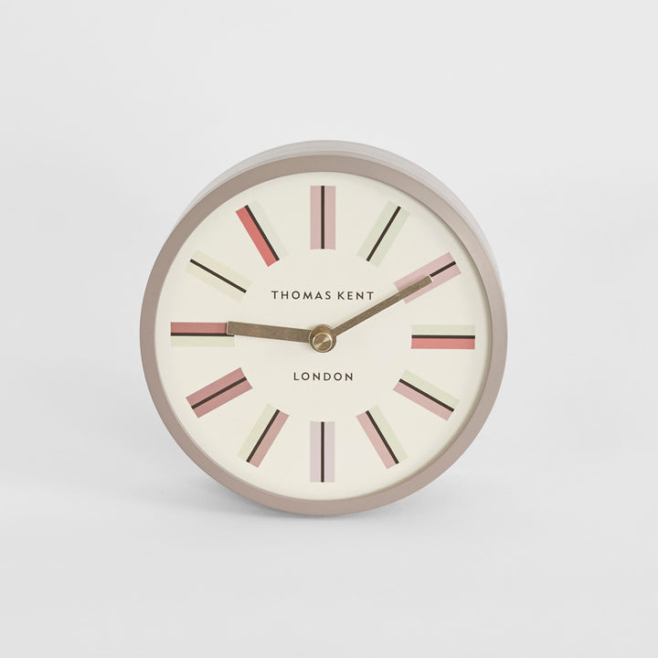 Thomas Kent Mini Crofter Clock 5.5" Dusty Pink