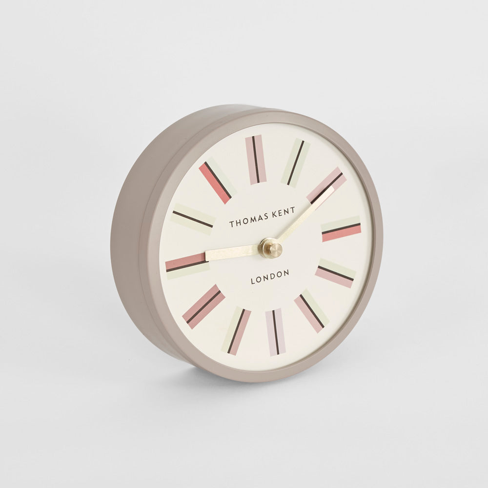 Thomas Kent Mini Crofter Clock 5.5" Dusty Pink