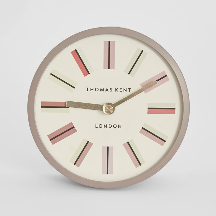 Thomas Kent Mini Crofter Clock 5.5" Dusty Pink
