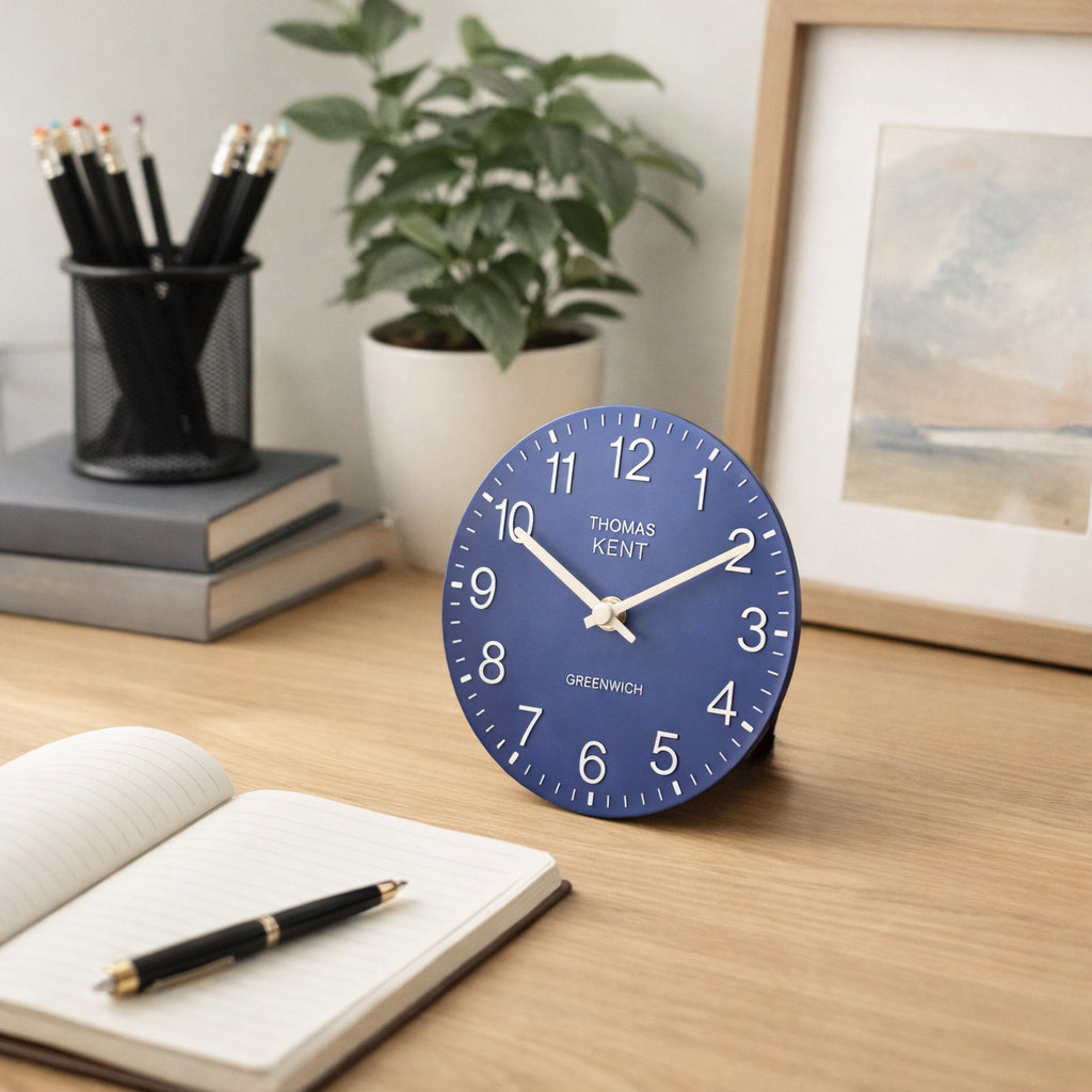 Thomas Kent Cotswold Clock 6" Blue