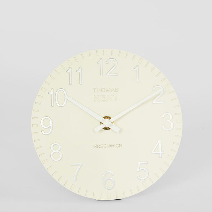 Thomas Kent Cotswold Clock 6" White