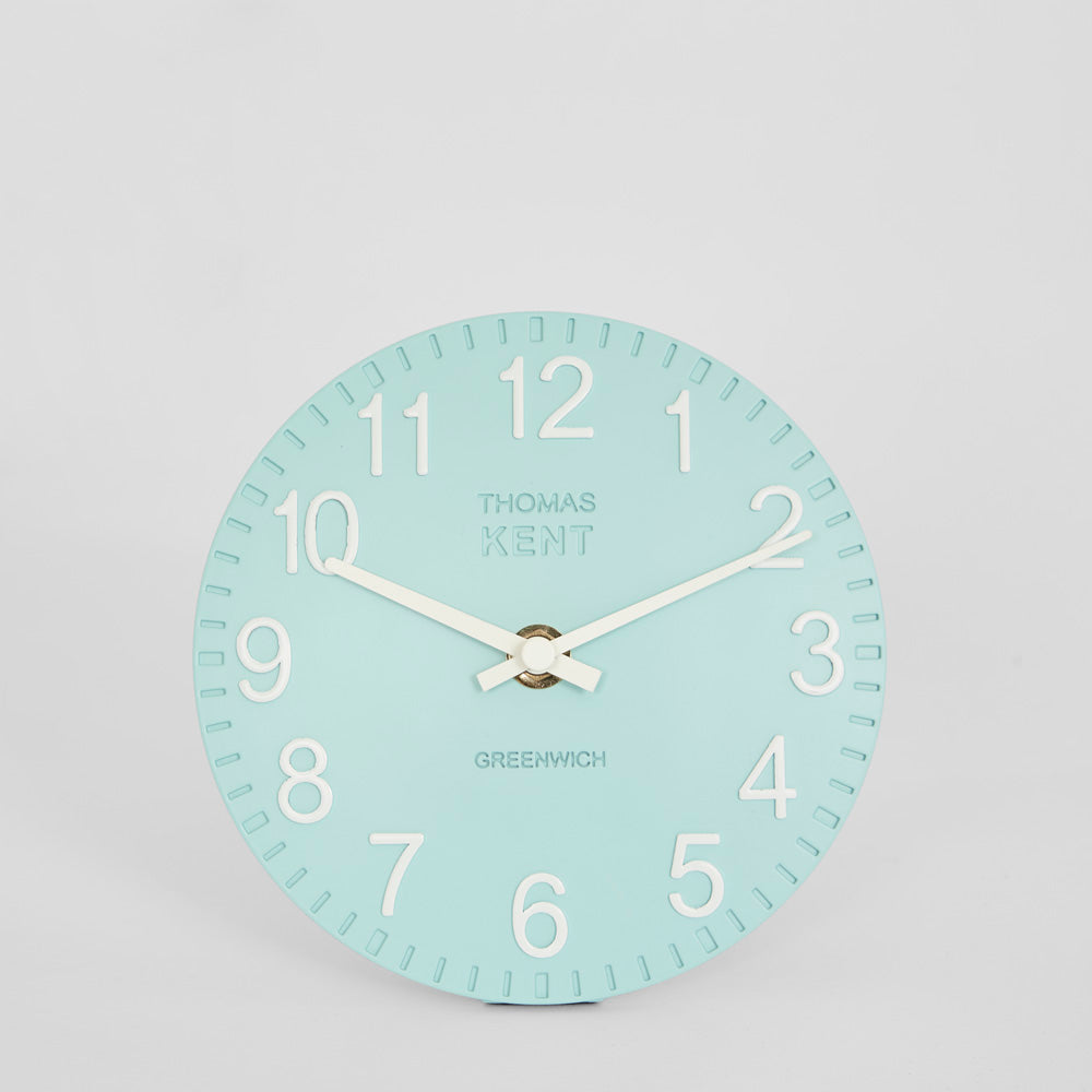 Thomas Kent Cotswold Clock 6" Seafoam