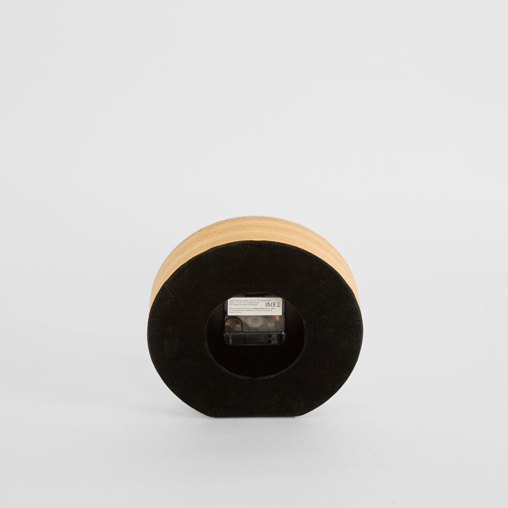 Thomas Kent Greenwich Mantel Clock Oak Stripe