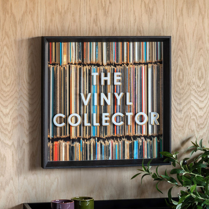 The Vinyl Collector Framed Art 54 X 6 X 54cm