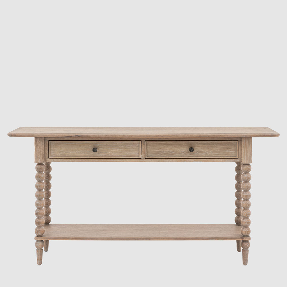 Artisan 2 Drawer Console Table 1650x400x800mm