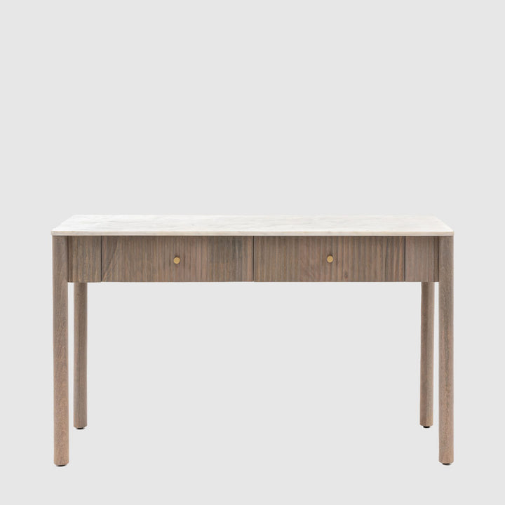 Marmo 2 Drawer Console 1300x450x750mm