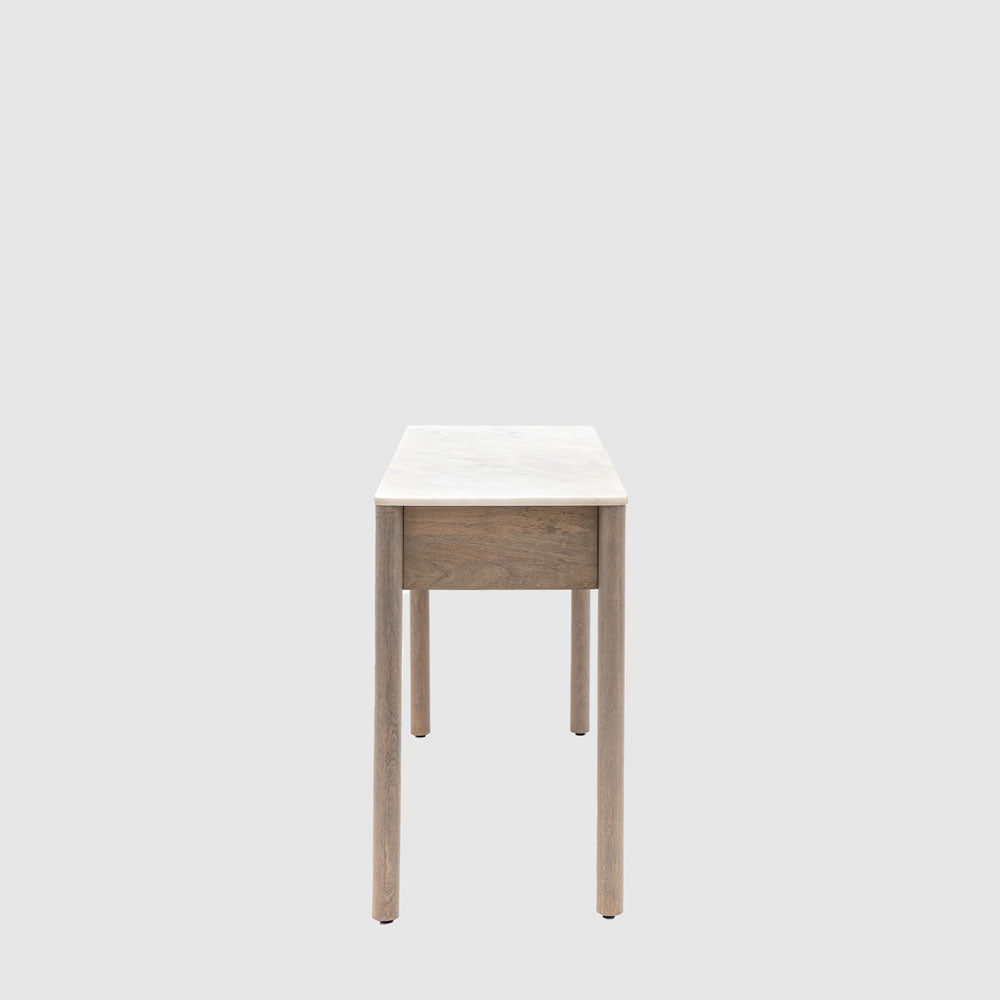 Marmo 2 Drawer Console 1300x450x750mm