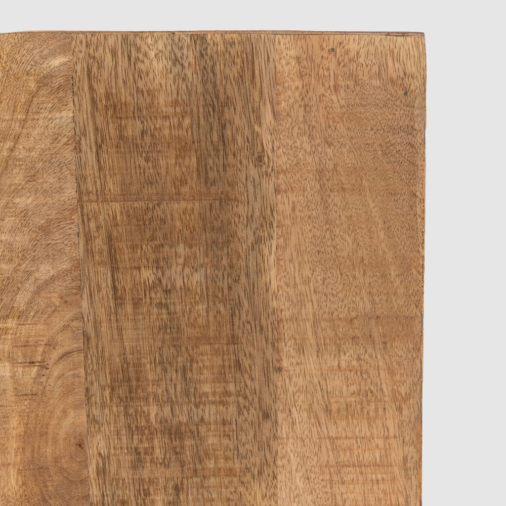 Iowa Side Table Natural 400x400x550mm
