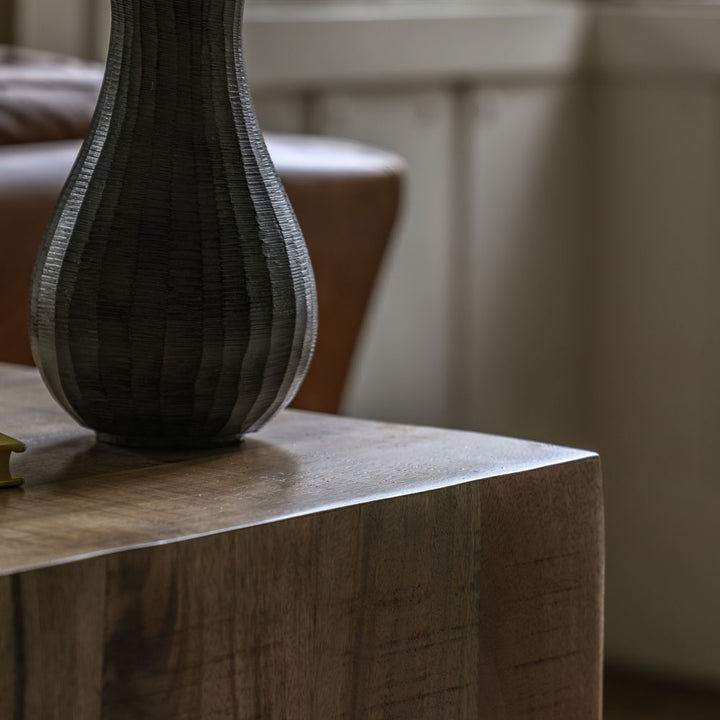 Iowa Side Table Natural 400x400x550mm