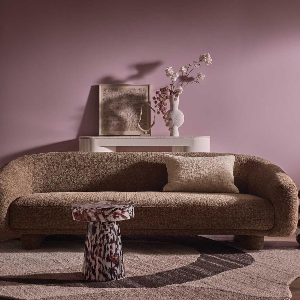Murano Side Table Leopard 395x395x465mm