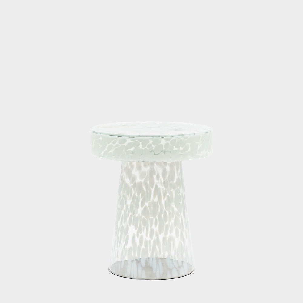 Murano Side Table White 395x395x465mm