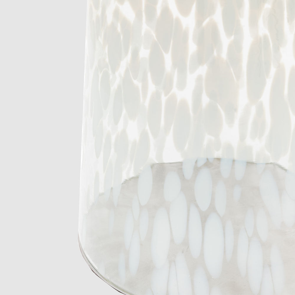 Murano Side Table White 395x395x465mm