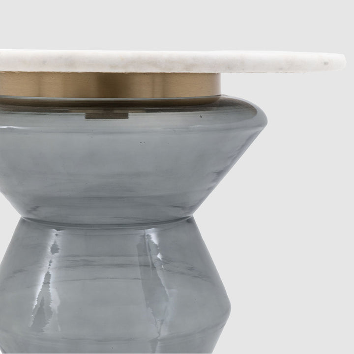 Turin Side Table Smoke 51x51x51cm