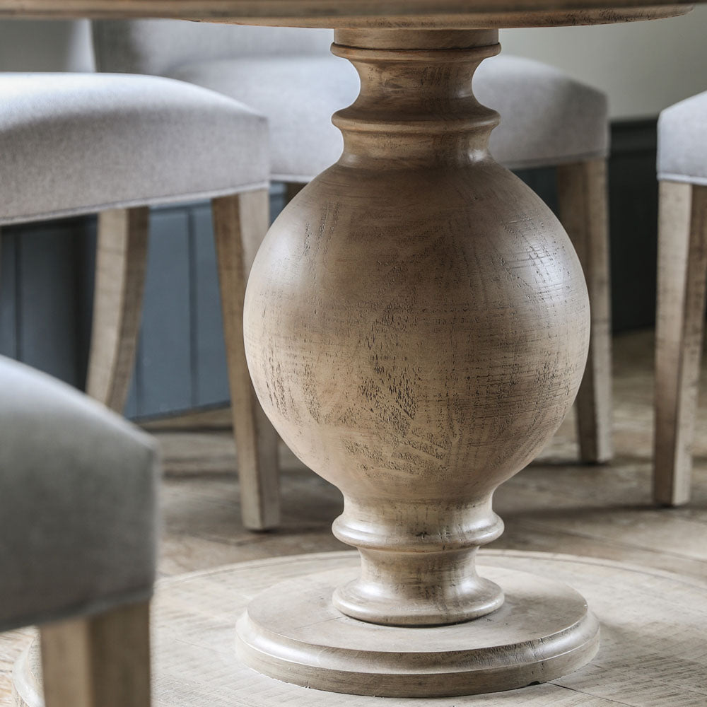 Vancouver Rnd Ext Dining Table 120/160x120x75cm