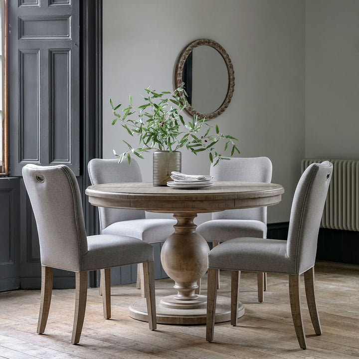 Vancouver Rnd Ext Dining Table 120/160x120x75cm