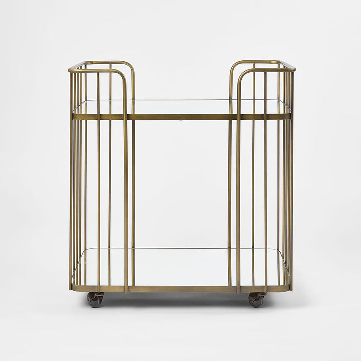 Verna Bronze Bar Cart
