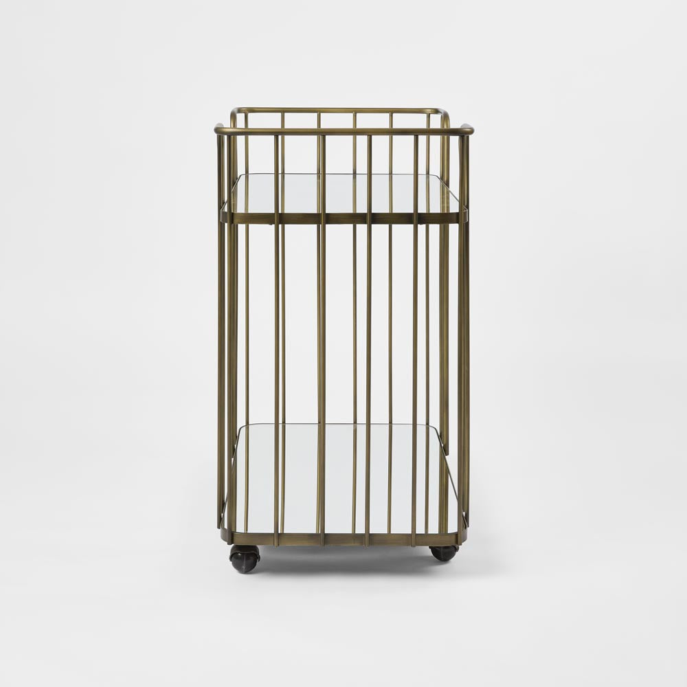 Verna Bronze Bar Cart