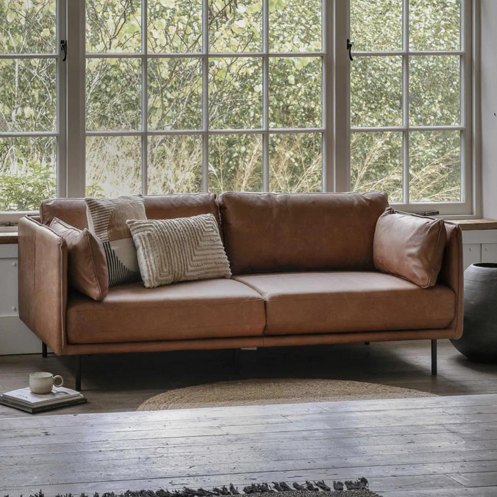 Wigmore Sofa Brown Leather