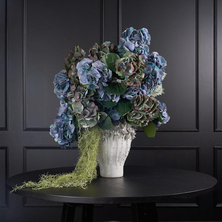Hydrangea Large Stem With Leaves 75cm Green