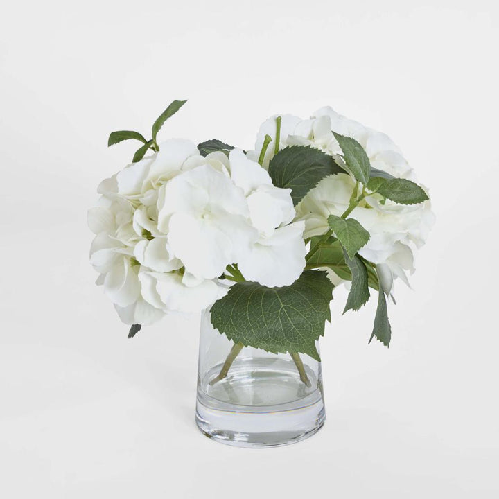 Hydrangea in Vase 31cm White