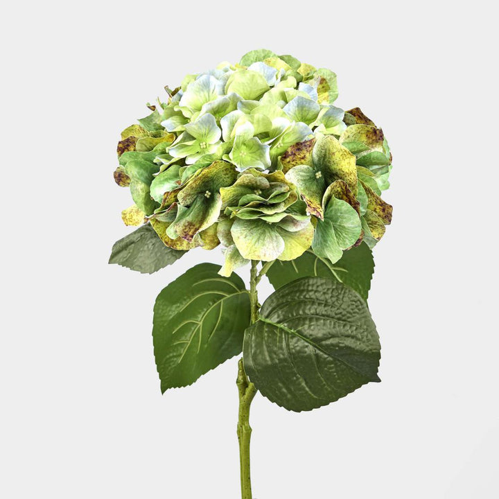 Real Touch Hydrangea 64cm Green
