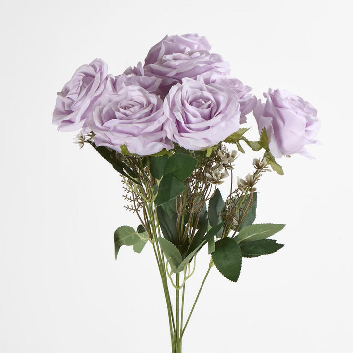 Rose Bouquet x 9 Purple
