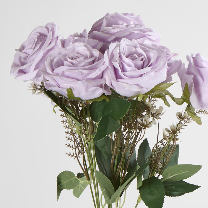 Rose Bouquet x 9 Purple