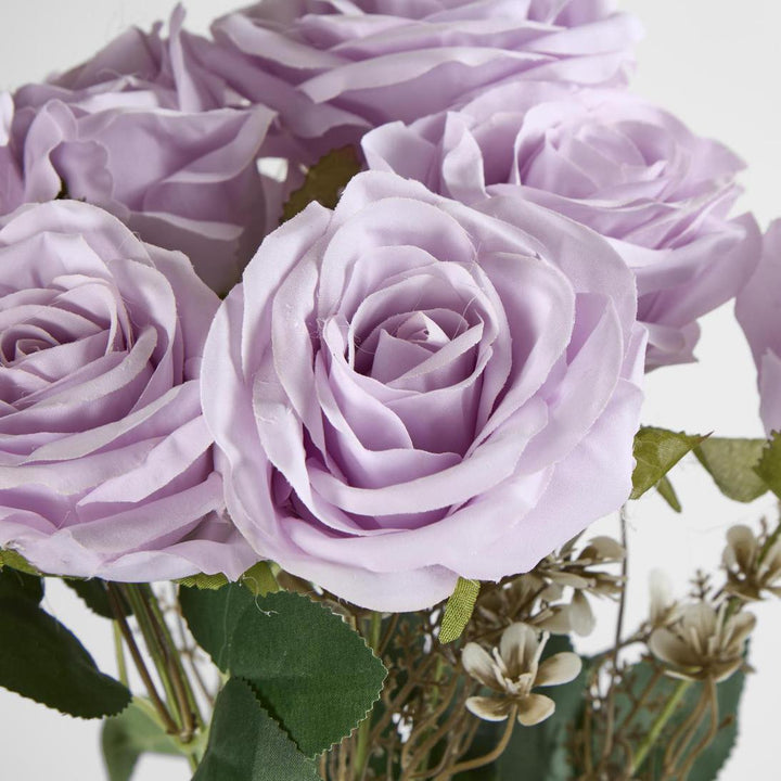 Rose Bouquet x 9 Purple