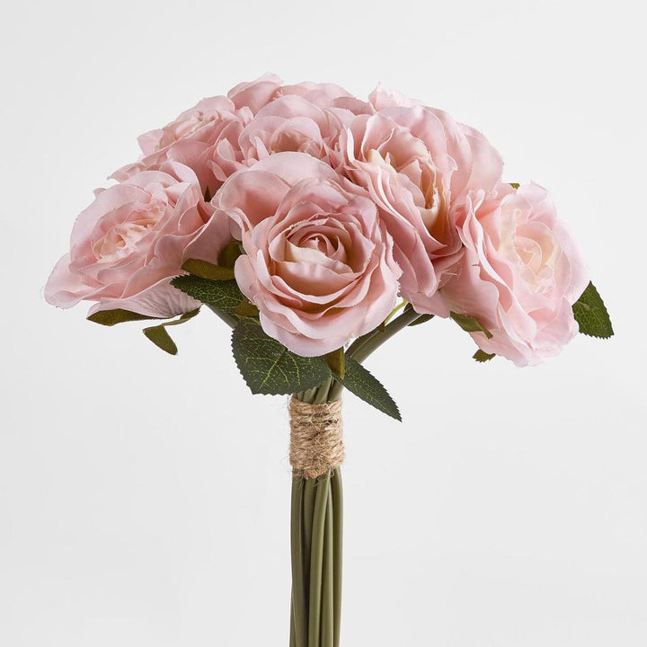 Rose Bouquet 9 Flowers Light Pink
