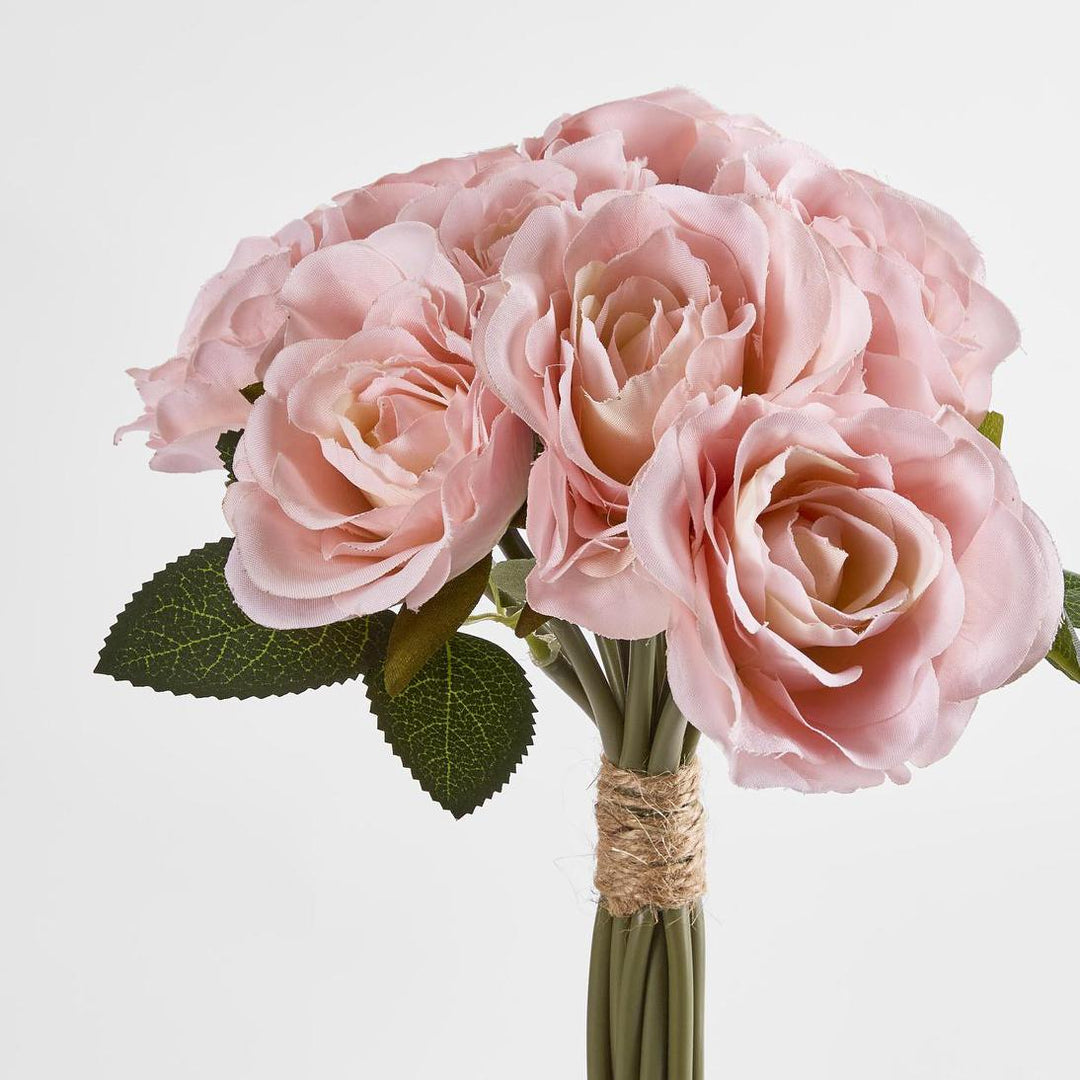 Rose Bouquet 9 Flowers Light Pink