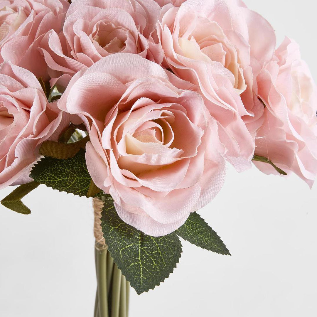 Rose Bouquet 9 Flowers Light Pink