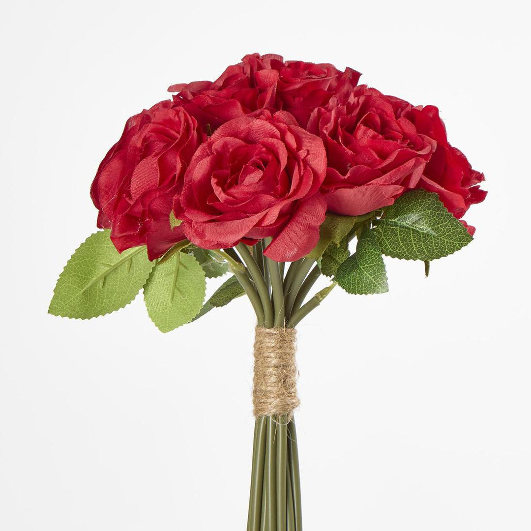 Rose Bouquet 9 Flowers Red