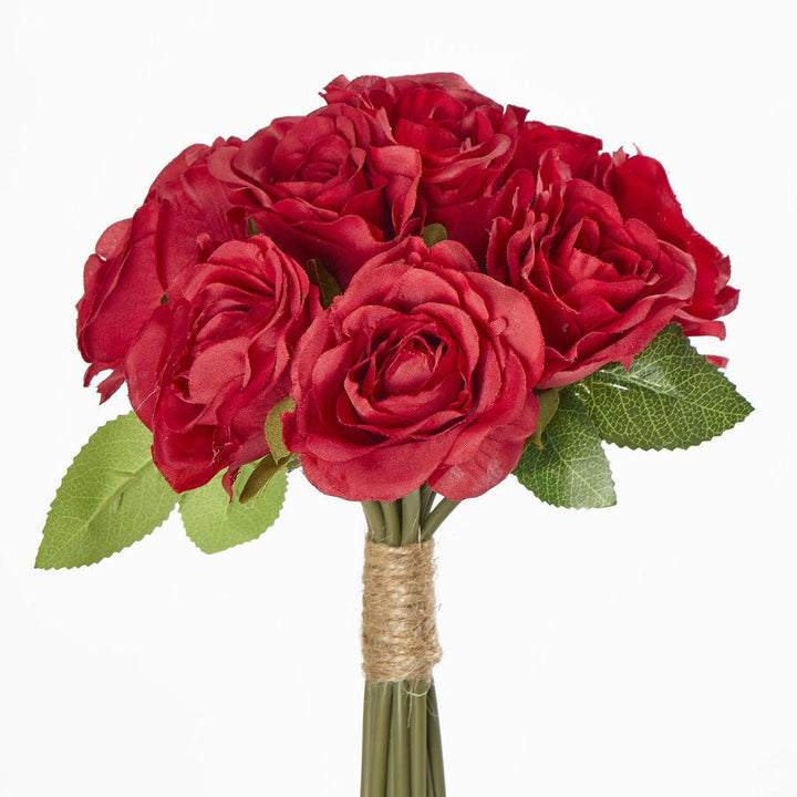 Rose Bouquet 9 Flowers Red