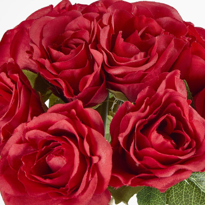 Rose Bouquet 9 Flowers Red