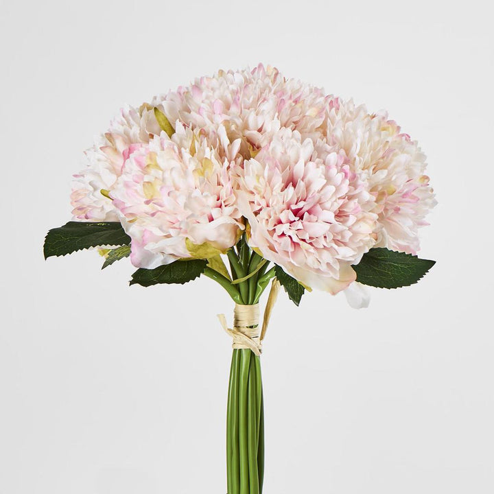 Frilly Peony Bouquet Light Pink