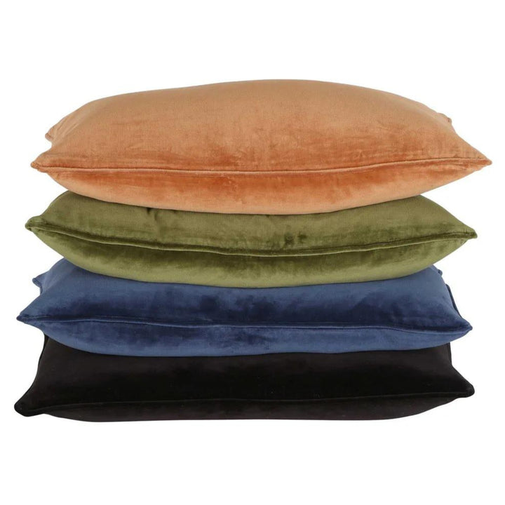 Chelsea Velvet Cushion Green 60cm X 40cm