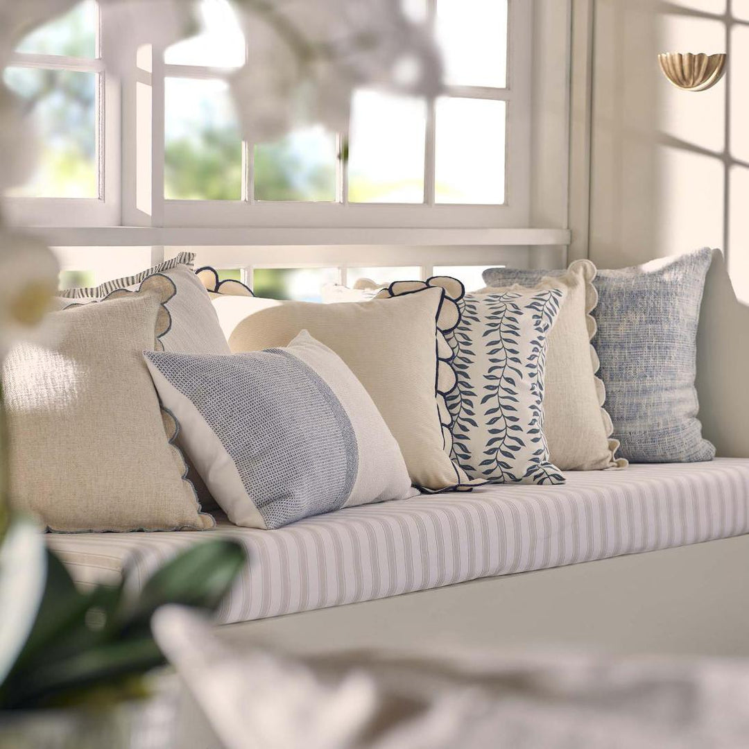 Cushion - Scallop 50x50cm Blue