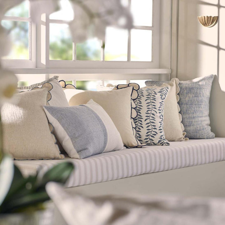 Cushion - Scallop 50x50cm Blue