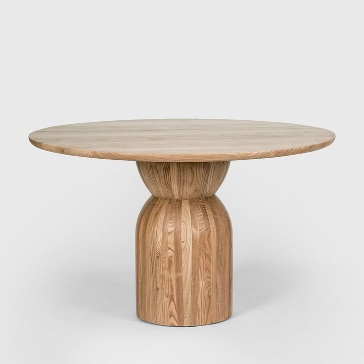Olive Dining Table Round Natural 120cm