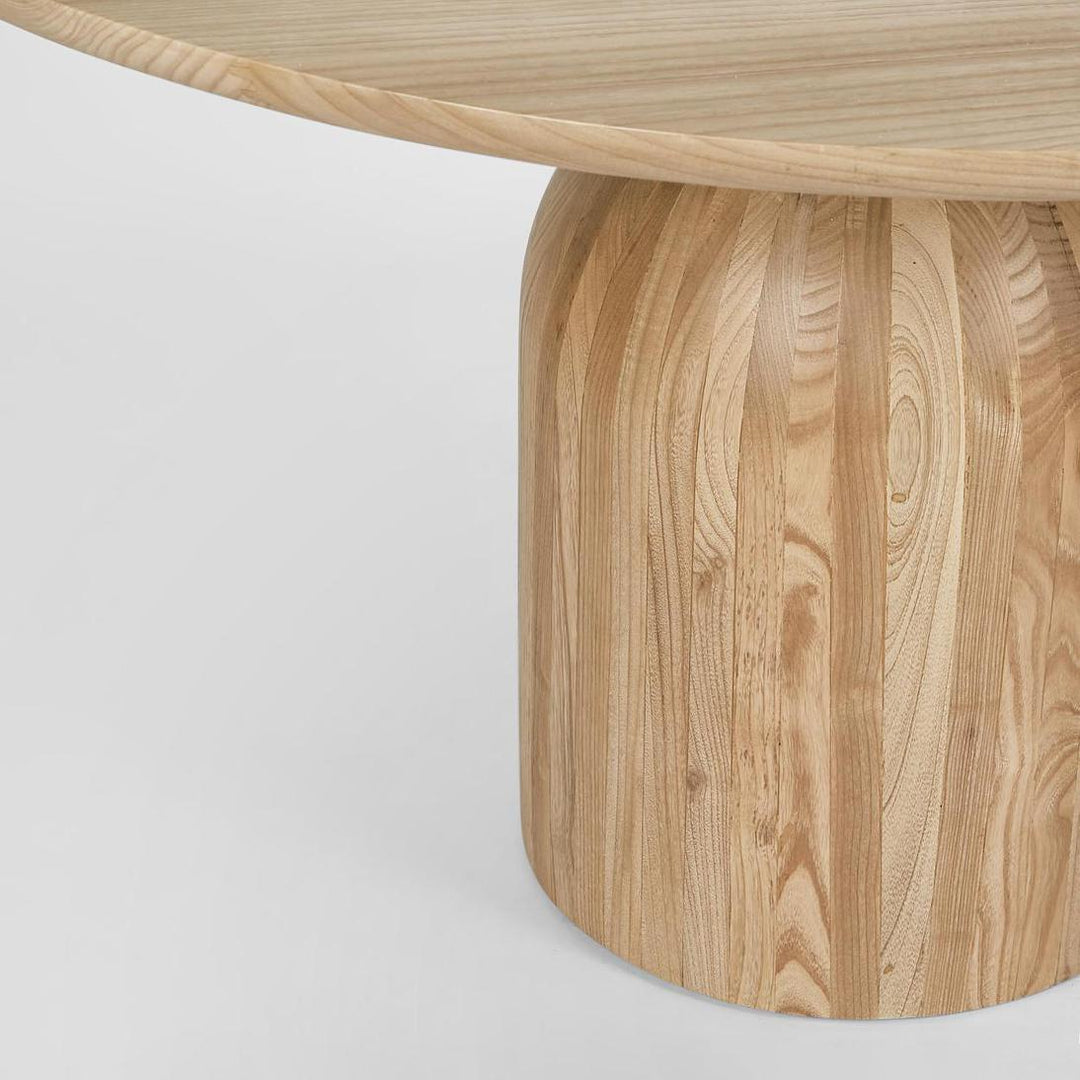 Olive Dining Table Round Natural 120cm