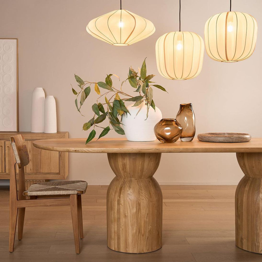 Olive Dining Table Round Natural 120cm