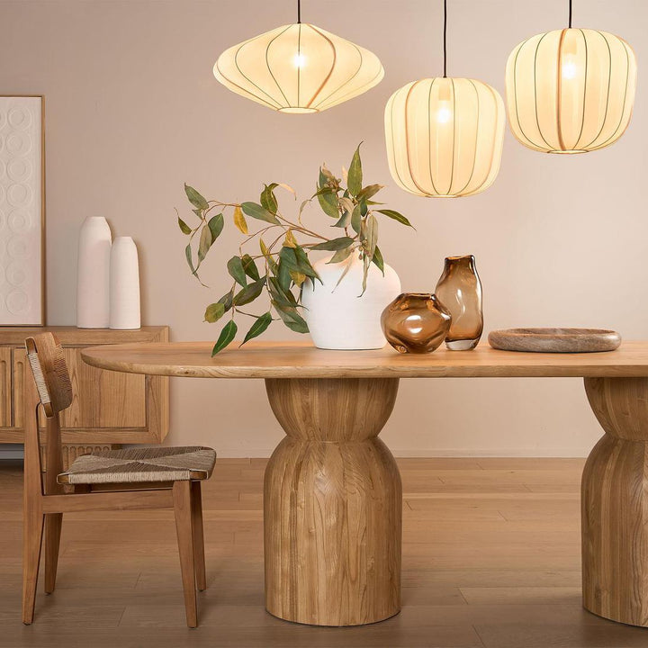 Olive Dining Table Round Natural 120cm