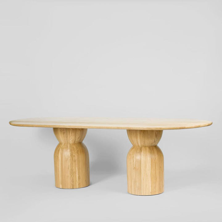 Olive Dining Table Oval Natural 240cm