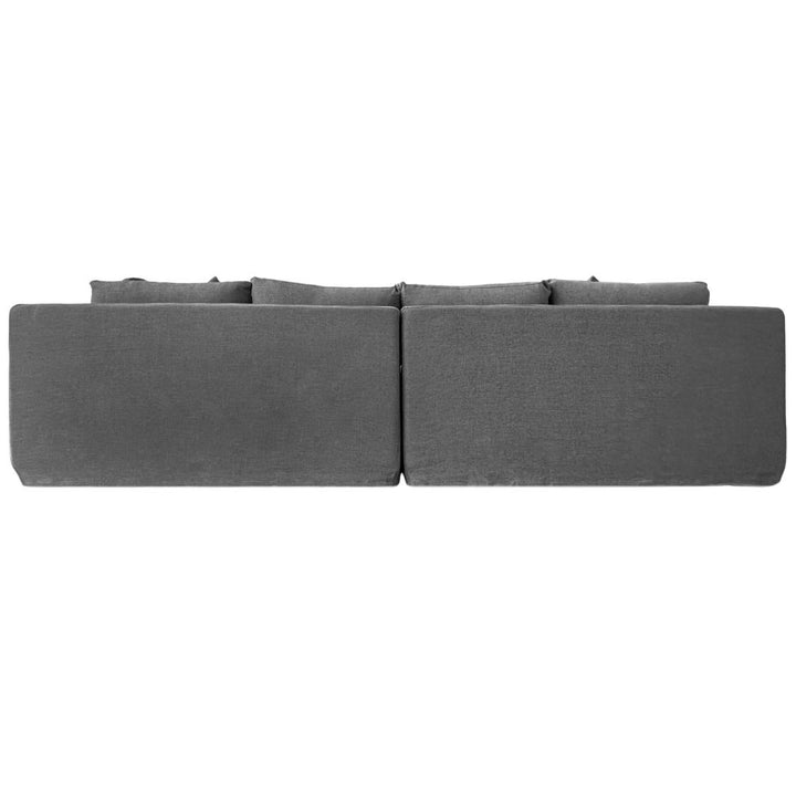 Marbella Modular 4 Seater Sofa Reversible Ottoman Chaise Sofa Storm