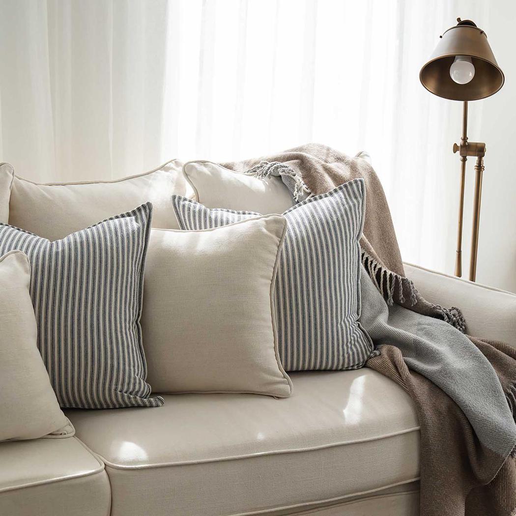 Noosa Hamptons 2.5 Seat Sofa Ivory