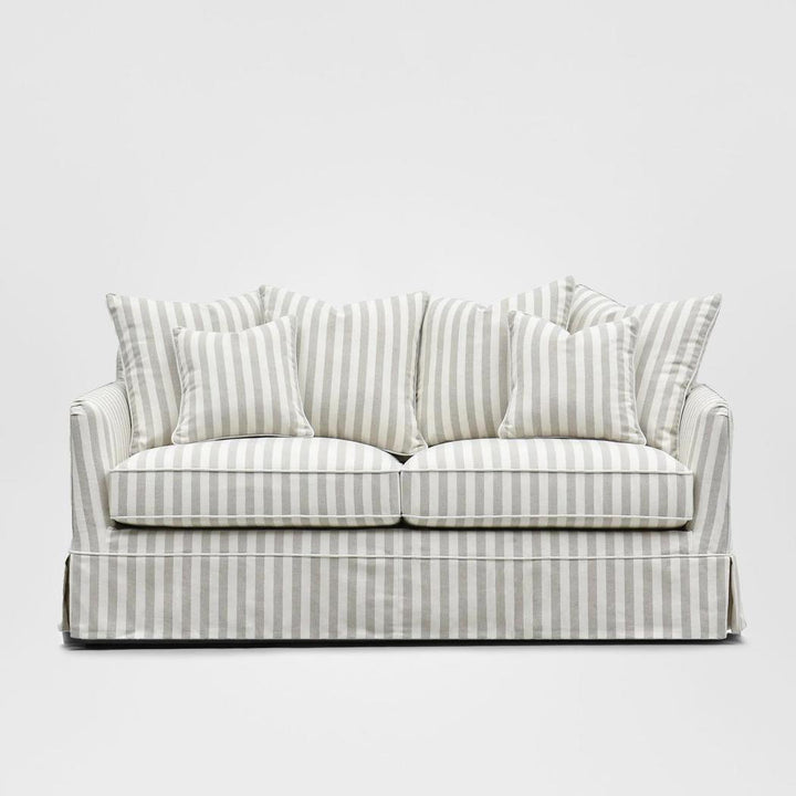 Noosa Hamptons 2.5 Seat Sofa Natural Stripe
