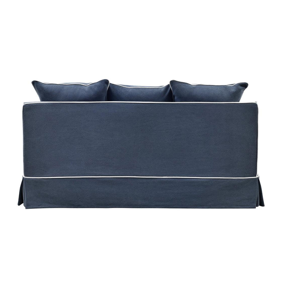 Noosa Hamptons 2 Seat Navy W/White Piping